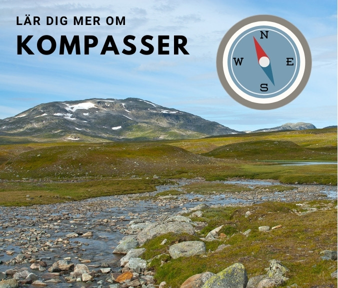 lär dig mer om kompass för vandring i fjällen