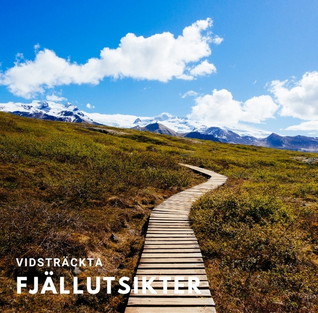 vidsträckt fjällvy på Islandsvandring