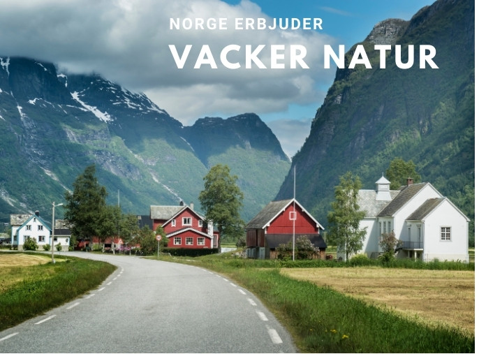 norges vackra natur upplevd från husbil på väg